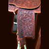 Libby Hurley Red Suede Padded Seat