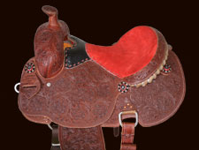 Fully Tooled Libby Hurley Barrel Saddle