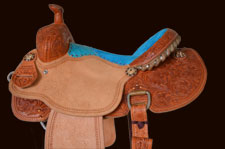 Fully Tooled Libby Hurley Barrel Saddle